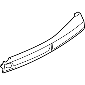 BMW 51-45-8-058-568 Trim Instrument Panel Hexagonal Aluminium.Passenger