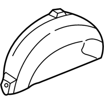 Mopar 4857227AA Shield-WHEELHOUSE