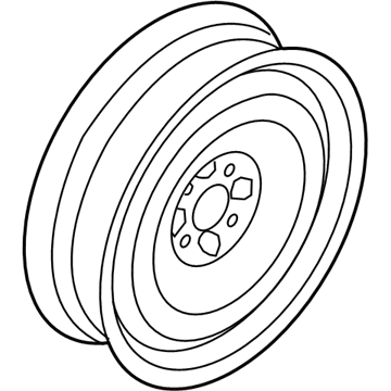BMW 36-11-5-A06-2D8 COMPACT SPARE WHEEL, STEEL,:369077