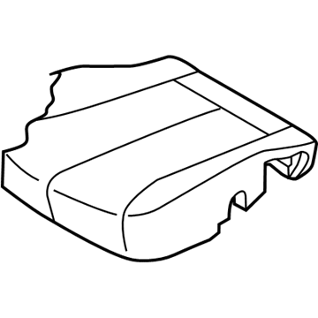 Kia 881604D042AGU Front Seat Cushion Driver Covering
