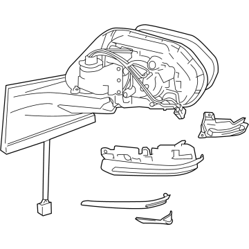Toyota 87910-47420 Mirror Assembly