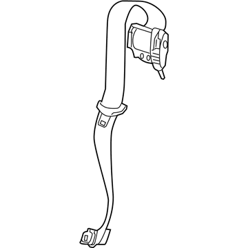 BMW 72-11-7-470-255 Rear Center Upper Seat Belt
