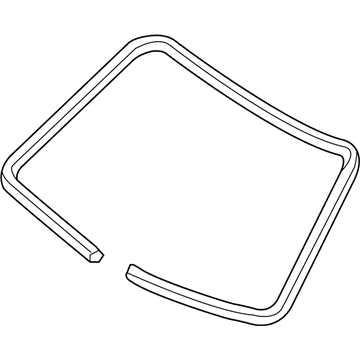 Nissan 72716-3LM0C Dam-Rubber, Sealant