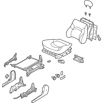 Kia 880033C170BTC Seat Assembly-Front , LH
