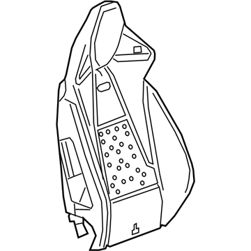 GM 13488015 Seat Back Pad