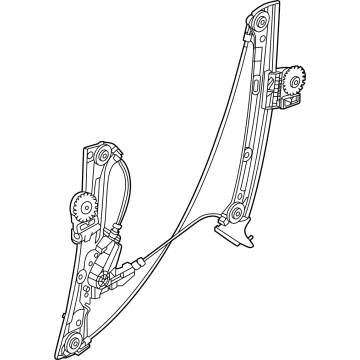 BMW 51-33-9-466-298 WINDOW LIFTER WITHOUT MOTOR