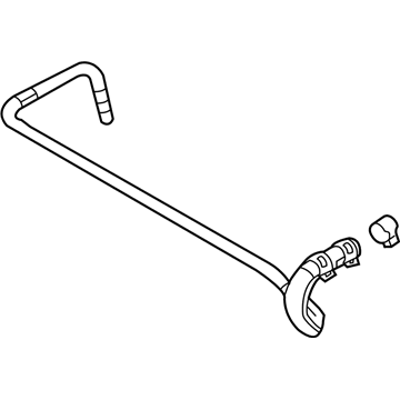 Ford 9L3Z-7B028-F Lower Return Pipe
