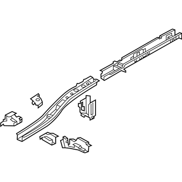 GM 19317667 Rear Rail Assembly