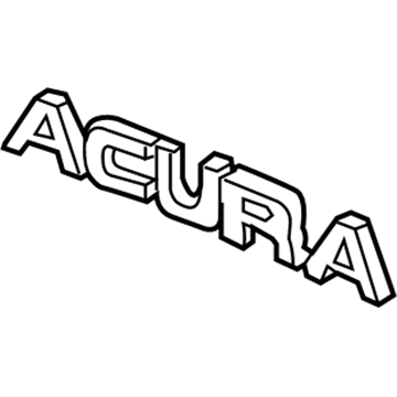 Acura 75711-SJA-A11 Emblem Set, Rear (Acura)