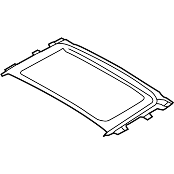 BMW 54-10-2-993-881 Glass Cover, Rear