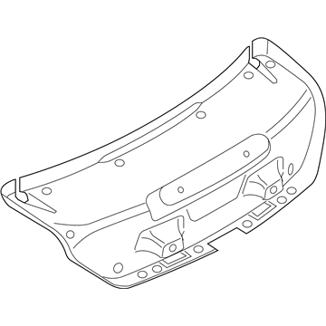 BMW 51-49-7-228-194 Trim Panel, Trunk Lid