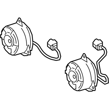 Lexus 16363-38160 Motor, Cooling Fan