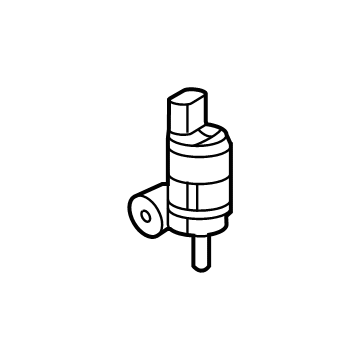 GM 84801575 Front Washer Pump