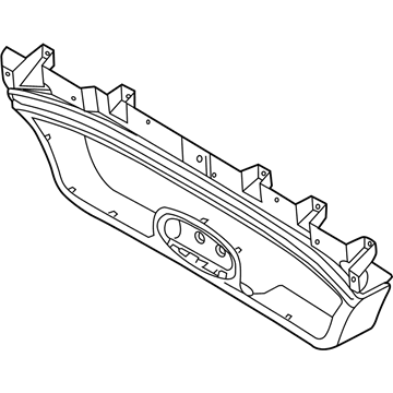 BMW 51-49-8-400-140 Lower Tail Lid Trim Panel