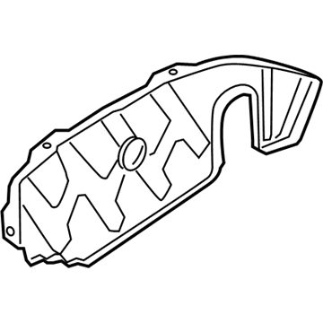 Hyundai 29120-2P200 Panel-Under Cover, RH