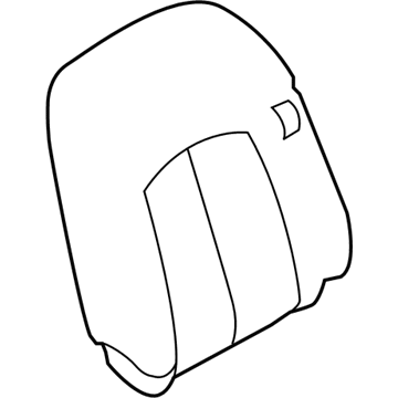 Nissan 87621-1JB8C Trim Assembly - Front Seat Back