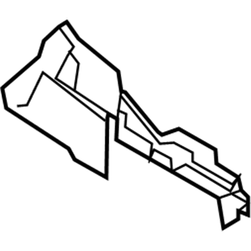 Nissan 87331-1JB6C Finisher-Cushion, Front Seat Inner RH