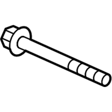 Honda 90162-S5A-000 Bolt, Flange (10X80)