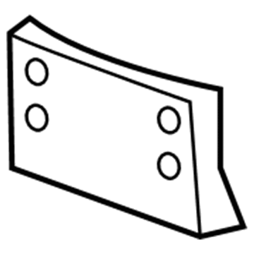GM 25766506 License Frame