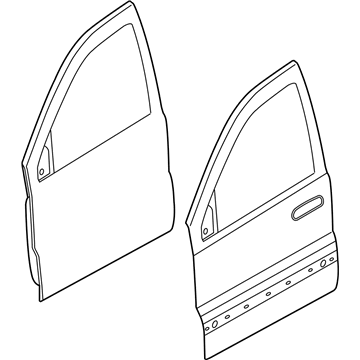 Mopar 55369462AO DOOR-FRONT