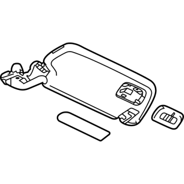 GM 84831327 Sunvisor