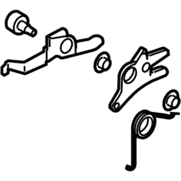 BMW 54-34-7-152-559 Fastening Kit, Lock For Folding Top Flap