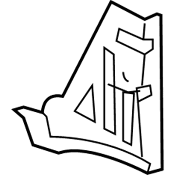 Infiniti 78119-AG030 Extension-Rear Fender, L