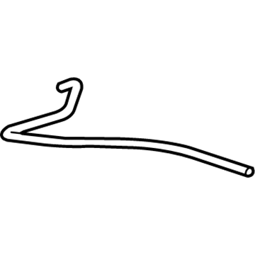 GM 19130338 Radiator Surge Tank Air Bleed Hose (Radiator To Tee Fitting)