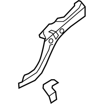 Honda 04684-SNA-A00ZZ Extension Set, L. FR. Wheelhouse (Lower)