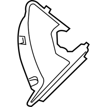 BMW 51-74-7-333-880 Cover, Top Right