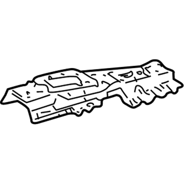 Toyota 58123-0C013 Floor Reinforcement