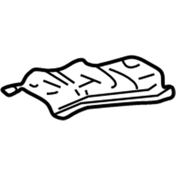Toyota 58327-0C010 Rear Insulator