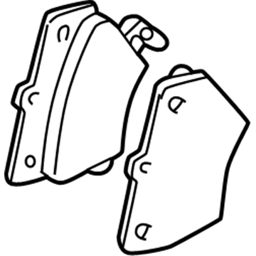 Toyota 04466-20090 Rear Pads