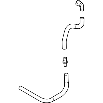 Hyundai 25436-P0000 HOSE ASSY-INVERTER RADIATOR, LO