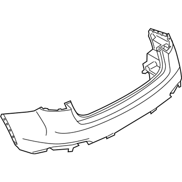 BMW 51-12-7-413-500 Bumper Trim Panel, Rear