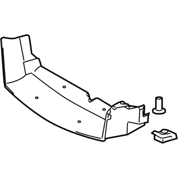 Lexus 53289-53020 Cover, Radiator Support Opening