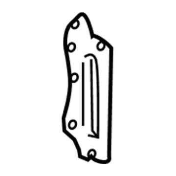 Lexus 57117-30050 Retainer, Front Bumper Arm, RH