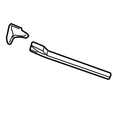Lexus 53217-53901 Brace, Hood Lock Support