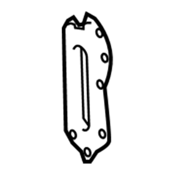 Lexus 57118-30050 Retainer, Front Bumper Arm, LH