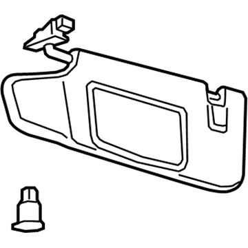 Ford KR3Z-6304104-AA Sunvisor