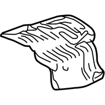 Acura 74694-TZ3-A00 Plate L, Silencer Baf