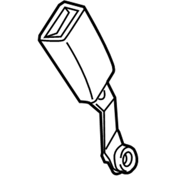 Mopar 1AN171X5AE Buckle Half Seat Belt