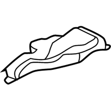 BMW 64-22-8-150-435 Left Floor Heater Duct