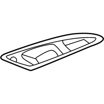 BMW 64-22-8-383-676 Indirect Fresh Air Grille Housing