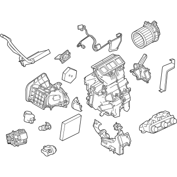 Nissan 27210-5EE0A Blower Assembly-Air Conditioner