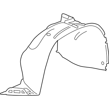 GM 84498370 Fender Liner