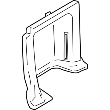 BMW 51-47-7-325-518 Rear Right Trunk Trim