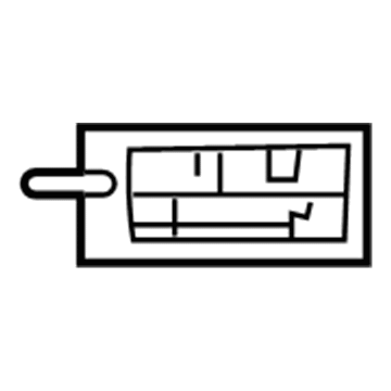 Kia 852612F510 Label-Air Bag