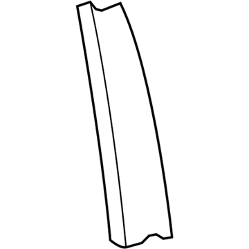 Lexus 75761-30110 Moulding, Rear Door Window Frame, Front RH