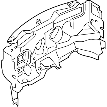 Nissan 67900-1GR0A Insulator-Dash Lower